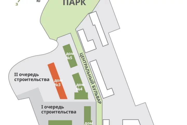 ЖК Тайгинский парк, генплан 2023