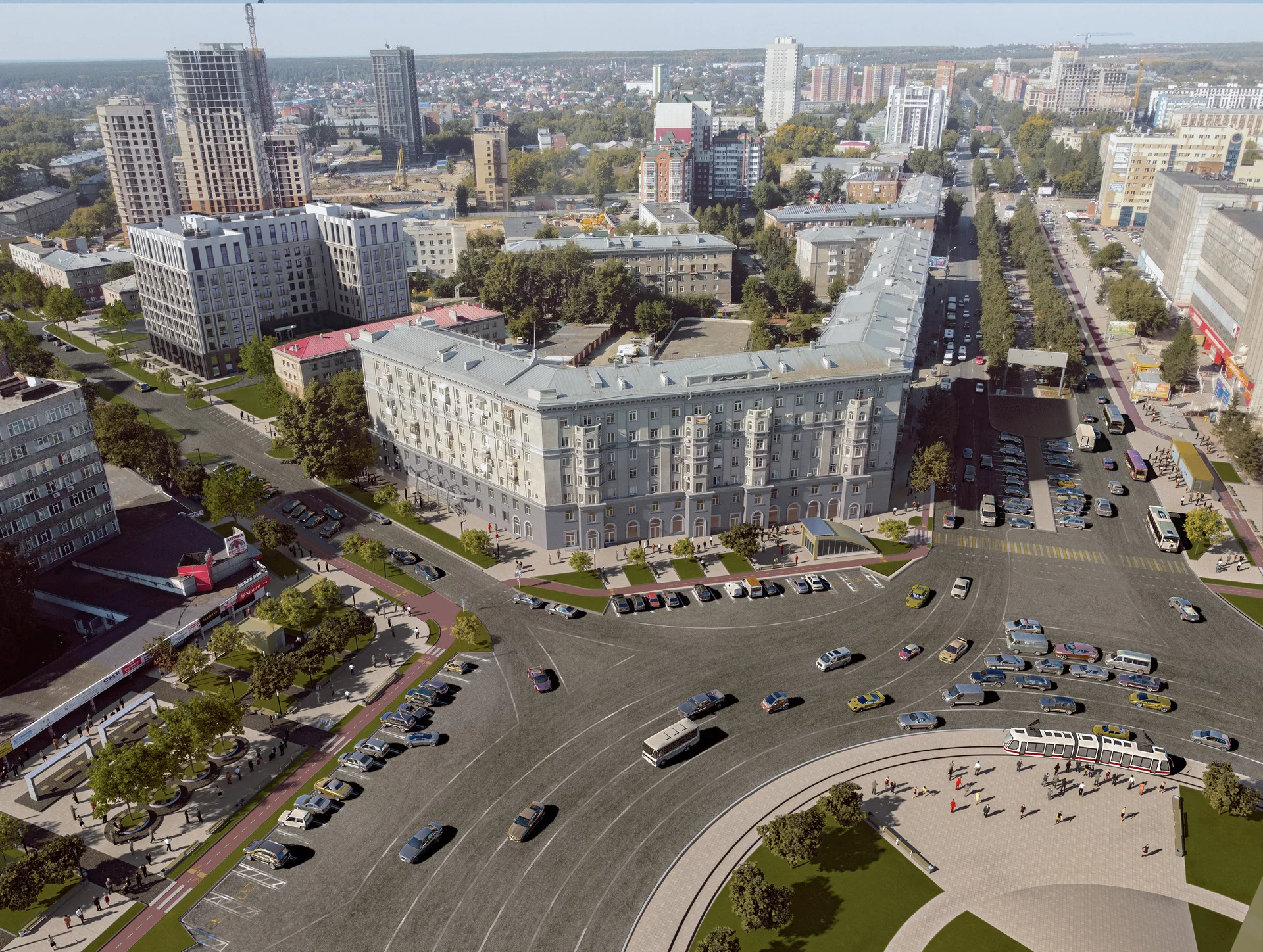 Проект реконструкции площади Калинина